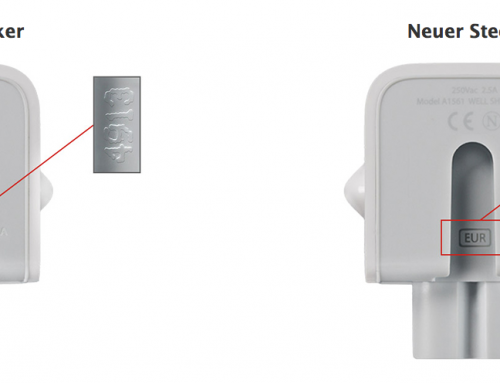 Austauschprogramm für den Netzteilstecker von Apple